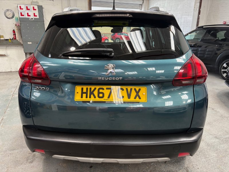 Green Peugeot 2008 1.2 PureTech Allure SUV 5dr Petrol EAT Euro 6 s/s 110 ps