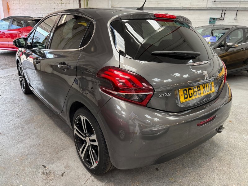Grey 2018 Peugeot 208 1.2 PureTech GPF GT Line Hatchback 5dr Petrol Manual Euro 6 s/s 110 ps in Actons Motor Company
