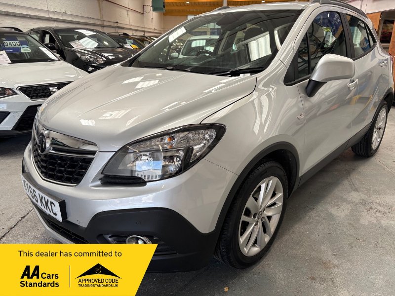 Silver 2016 Vauxhall Mokka 1.4i Turbo Tech Line SUV 5dr Petrol Manual 2WD Euro 6 s/s 140 ps in Rustington