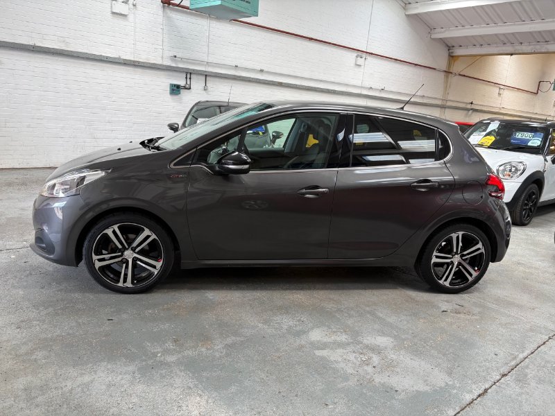 Grey Peugeot 208 1.2 PureTech GPF GT Line Hatchback 5dr Petrol Manual Euro 6 s/s 110 ps