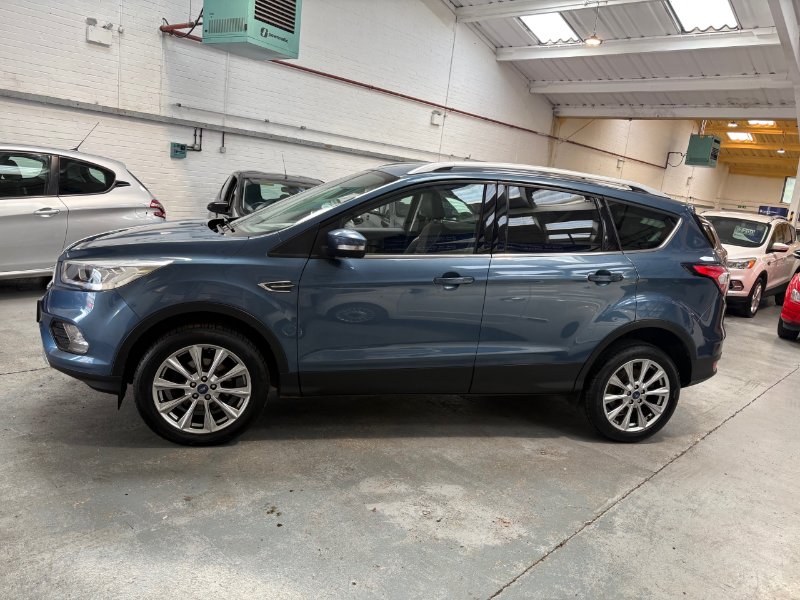 Blue Ford Kuga 1.5 TDCi EcoBlue Titanium Edition SUV 5dr Diesel Manual Euro 6 s/s 120 ps