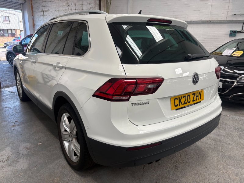 White Volkswagen Tiguan 1.5 TSI EVO Match SUV 5dr Petrol Manual Euro 6 s/s 150 ps