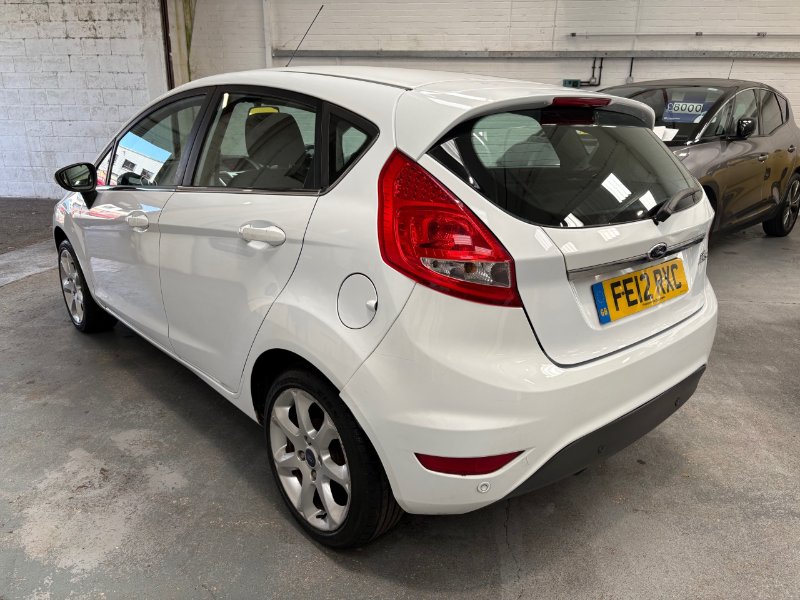White Ford Fiesta