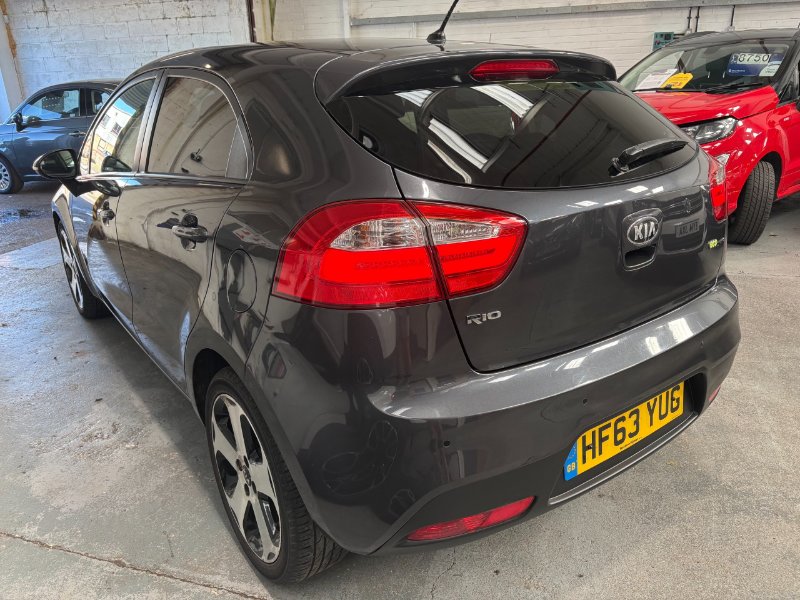 Grey Kia Rio 1.4 CRDi EcoDynamics 3 Hatchback 5dr Diesel Manual Euro 5 s/s 89 bhp