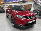 Red 2017 Nissan Qashqai 1.2 DIG-T N-Vision SUV 5dr Petrol Manual 2WD Euro 6 s/s 115 ps in Rustington