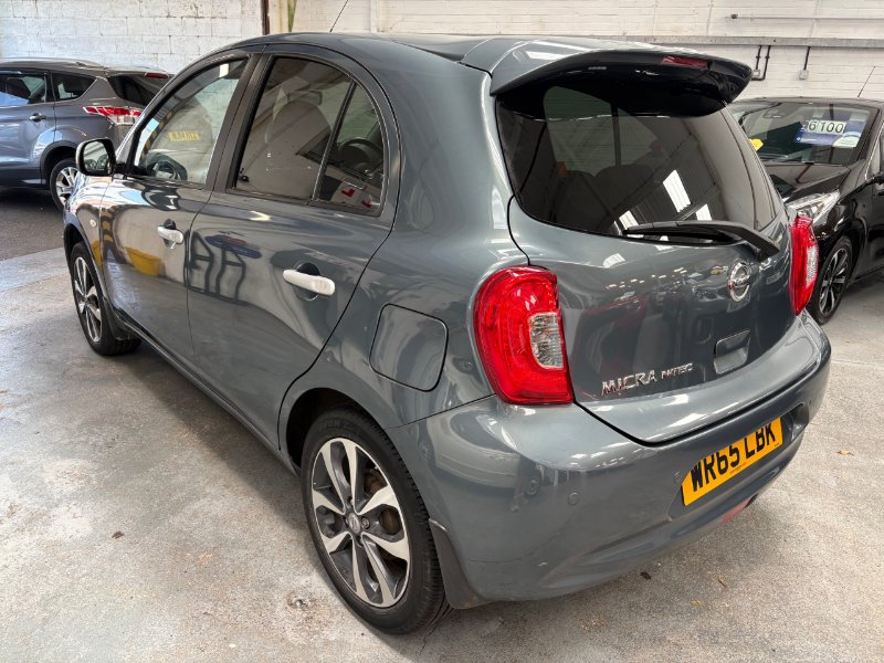 Grey Nissan Micra 1.2 n-tec Hatchback 5dr Petrol Manual Euro 6 80 ps