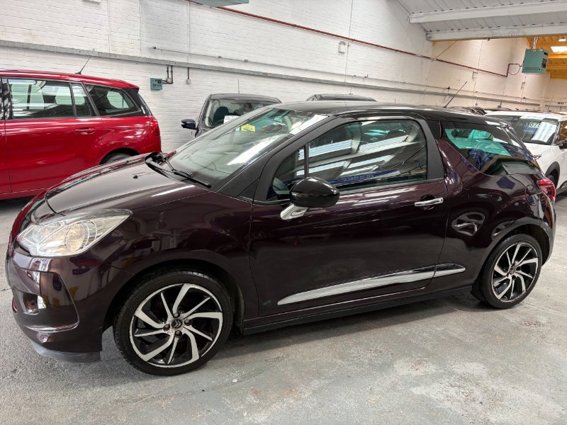 Purple Citroen DS3 1.6 e-HDi DStyle Plus Hatchback 3dr Diesel Manual Euro 5 s/s 90 ps