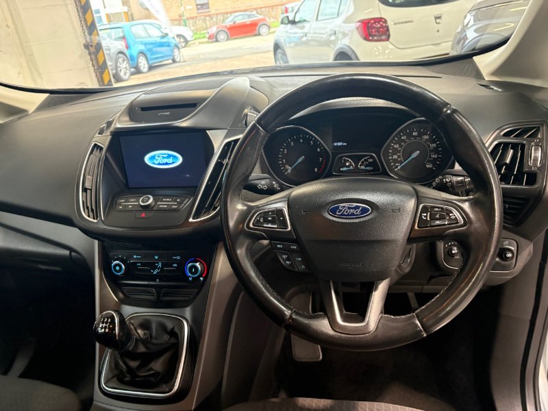 Silver 2017 Ford C-MAX 1.6 Ti-VCT Zetec MPV 5dr Petrol Manual Euro 6 125 ps in Rustington